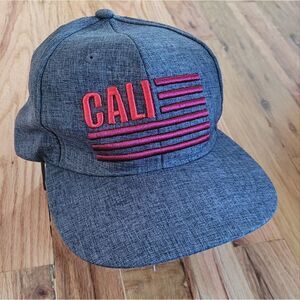 CALI Adjustable Snap Back Hat Big Bear